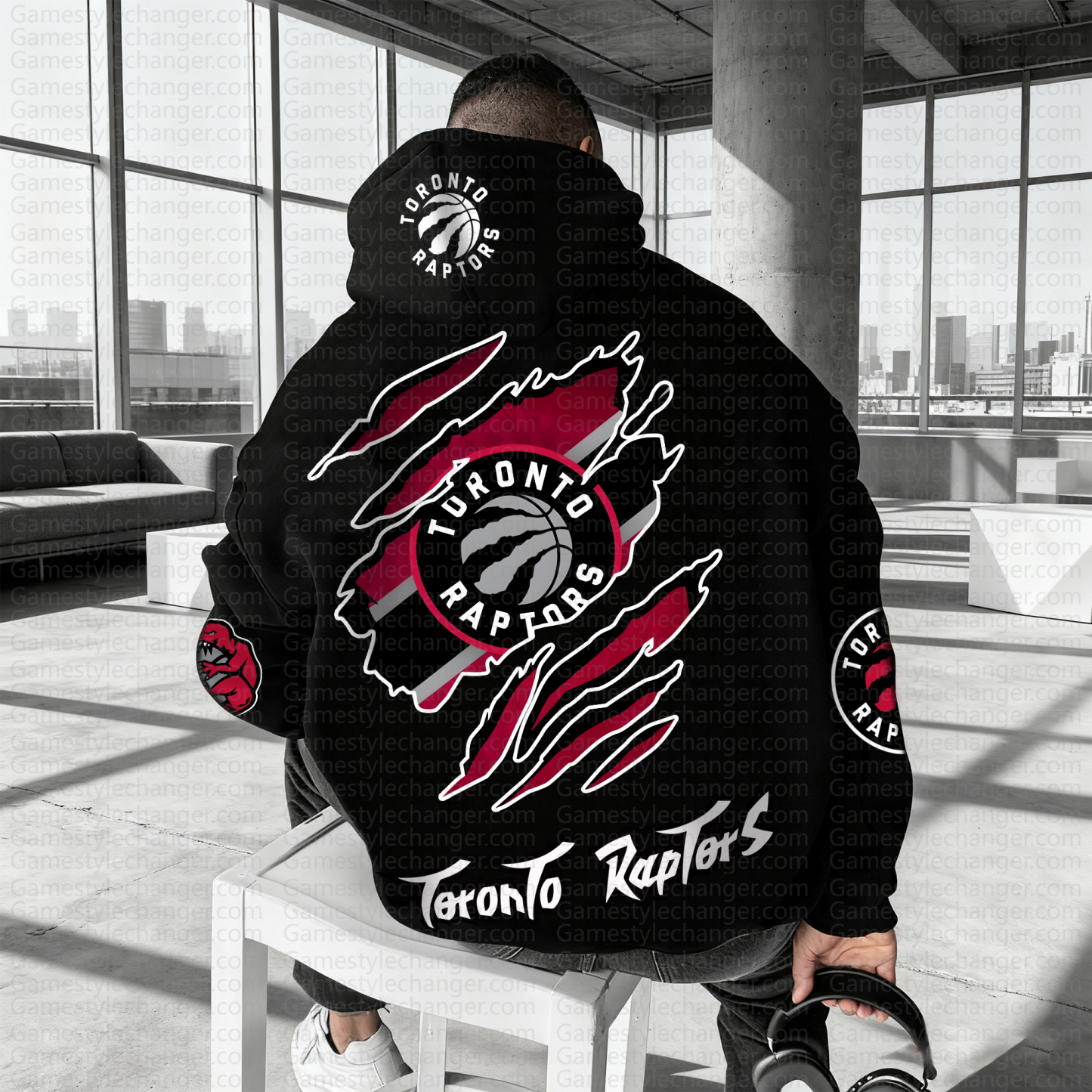 Unisex "NBA" Graphic Streetwear Vintage Plush Hoodie