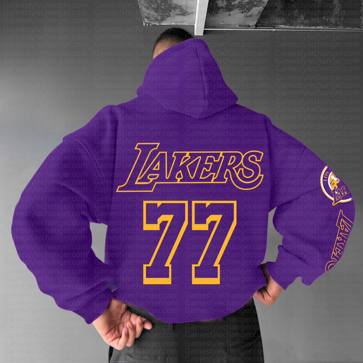 Unisex "NBA" Graphic Streetwear Vintage Plush Hoodie