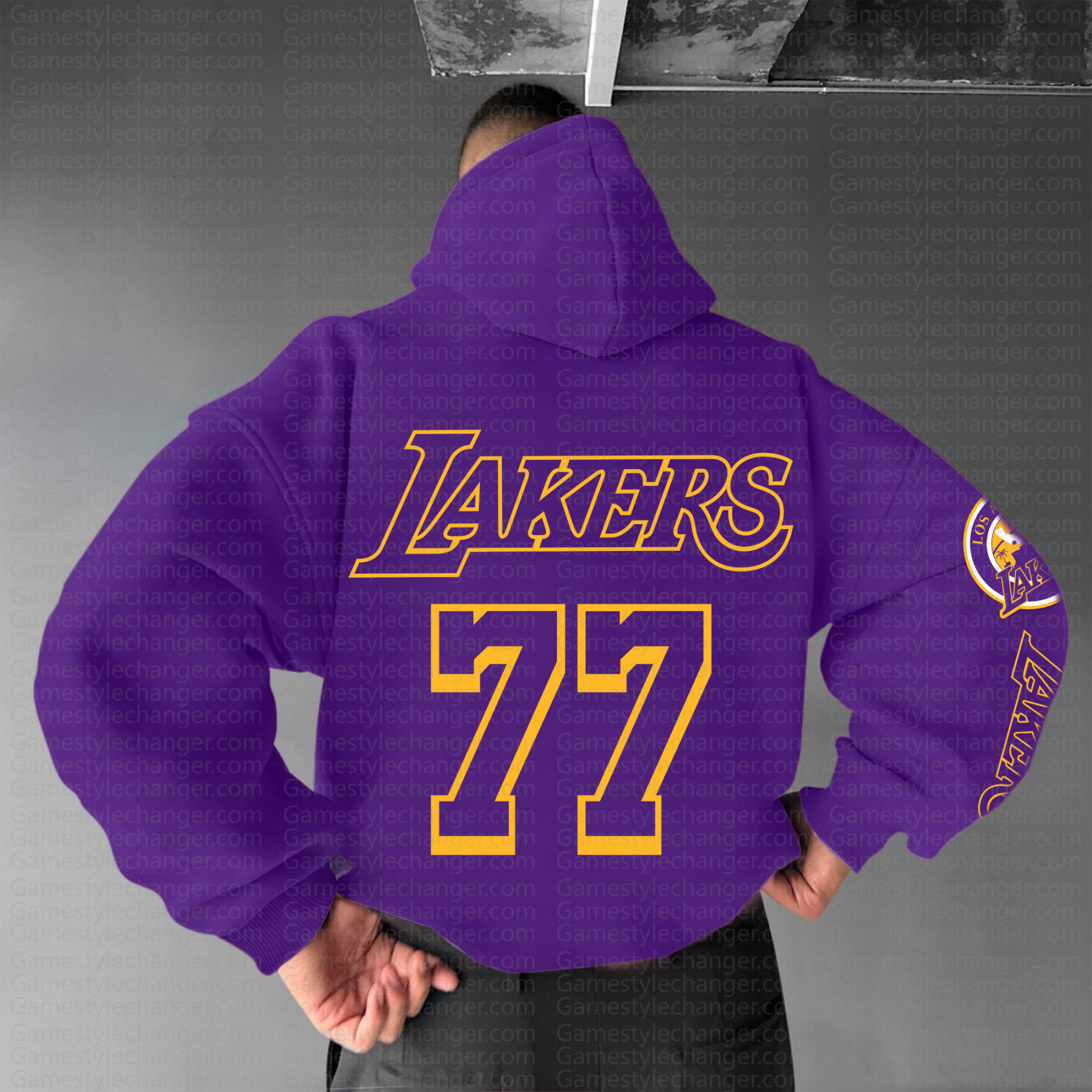 Unisex "NBA" Graphic Streetwear Vintage Plush Hoodie