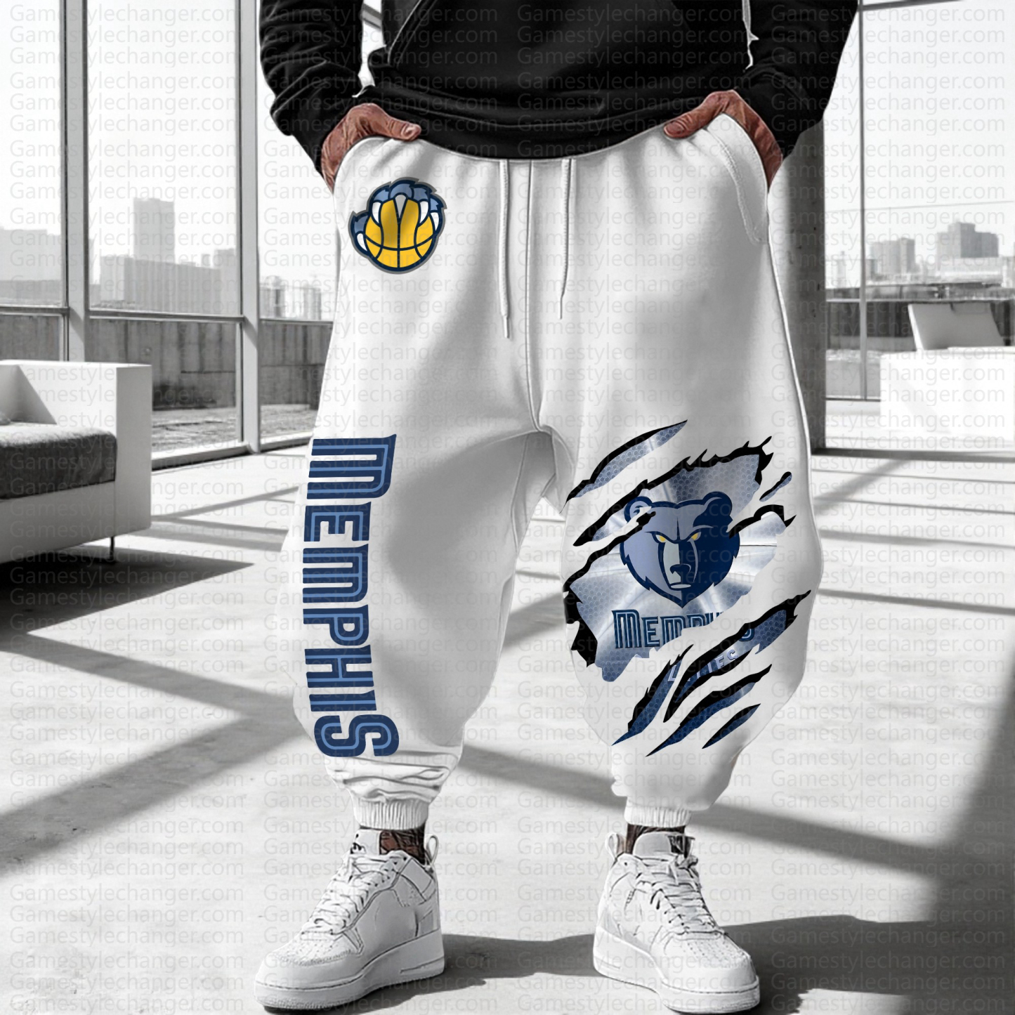 Unisex "NBA" Casual Anime Streetwear Pants