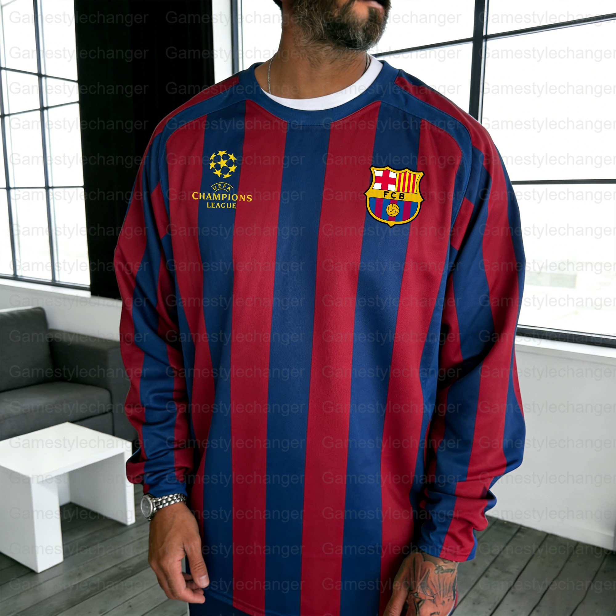 Unisex "Barcelona” Crew Neck Sweatshirt