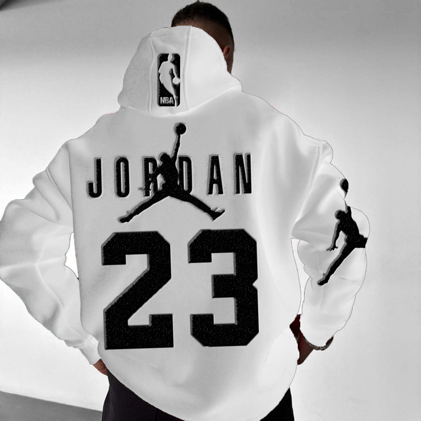 Unisex Basketball Game Stars Sports Fitness Printed Casual Autumn And Winter Oversized Hoodies