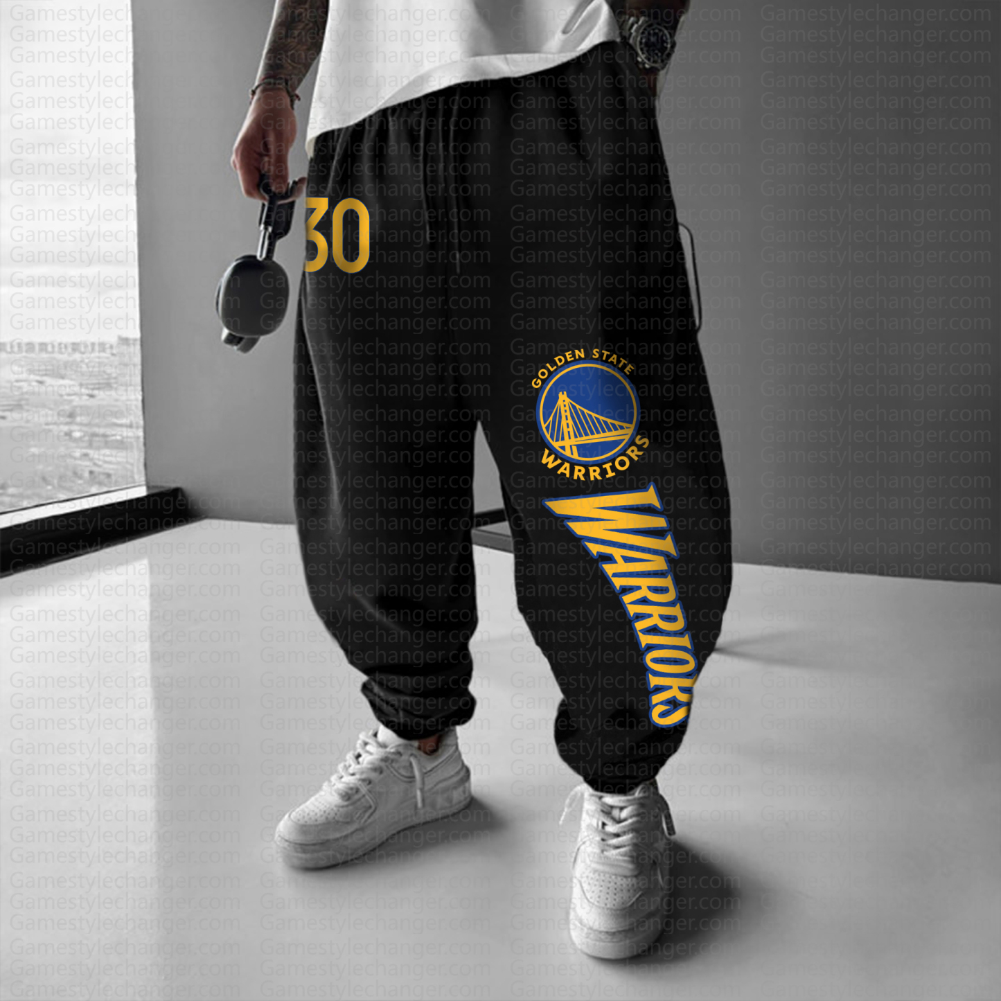 Unisex  Casual  Streetwear Pants