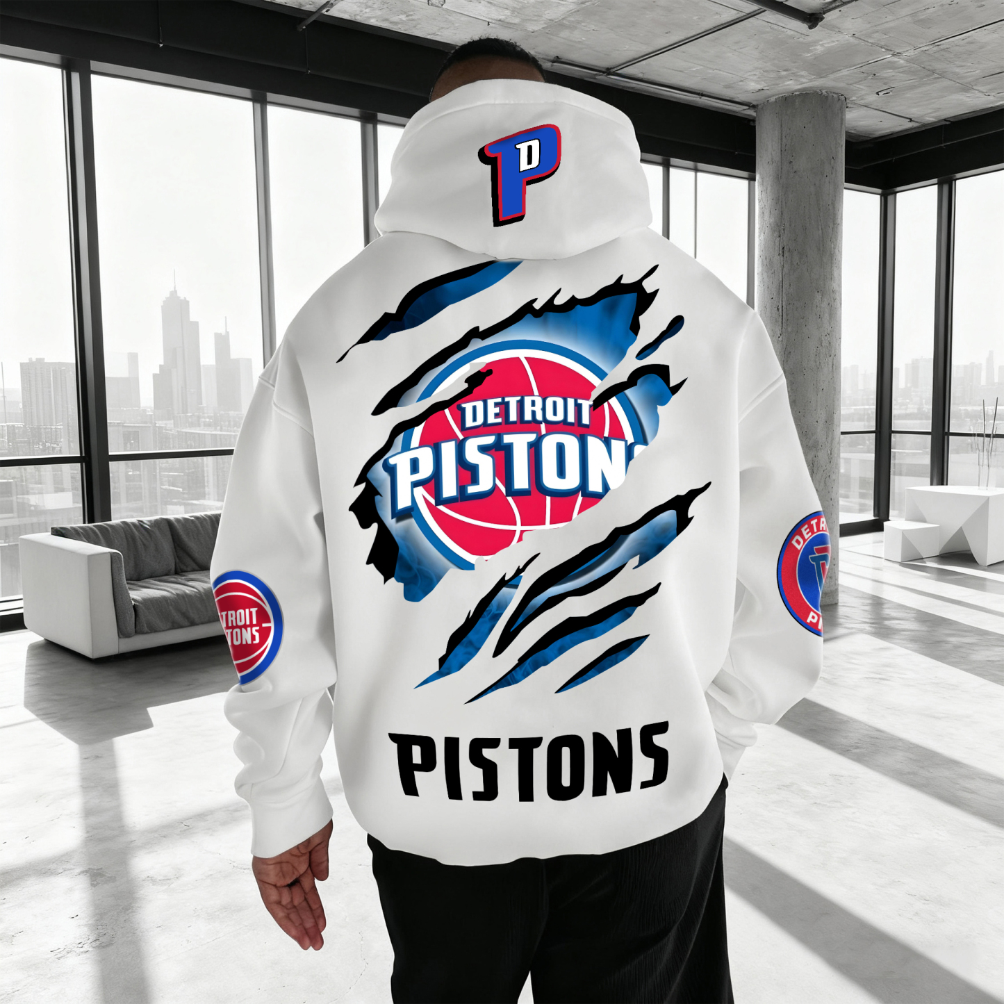 Unisex Graphic Streetwear Vintage Plush Hoodie