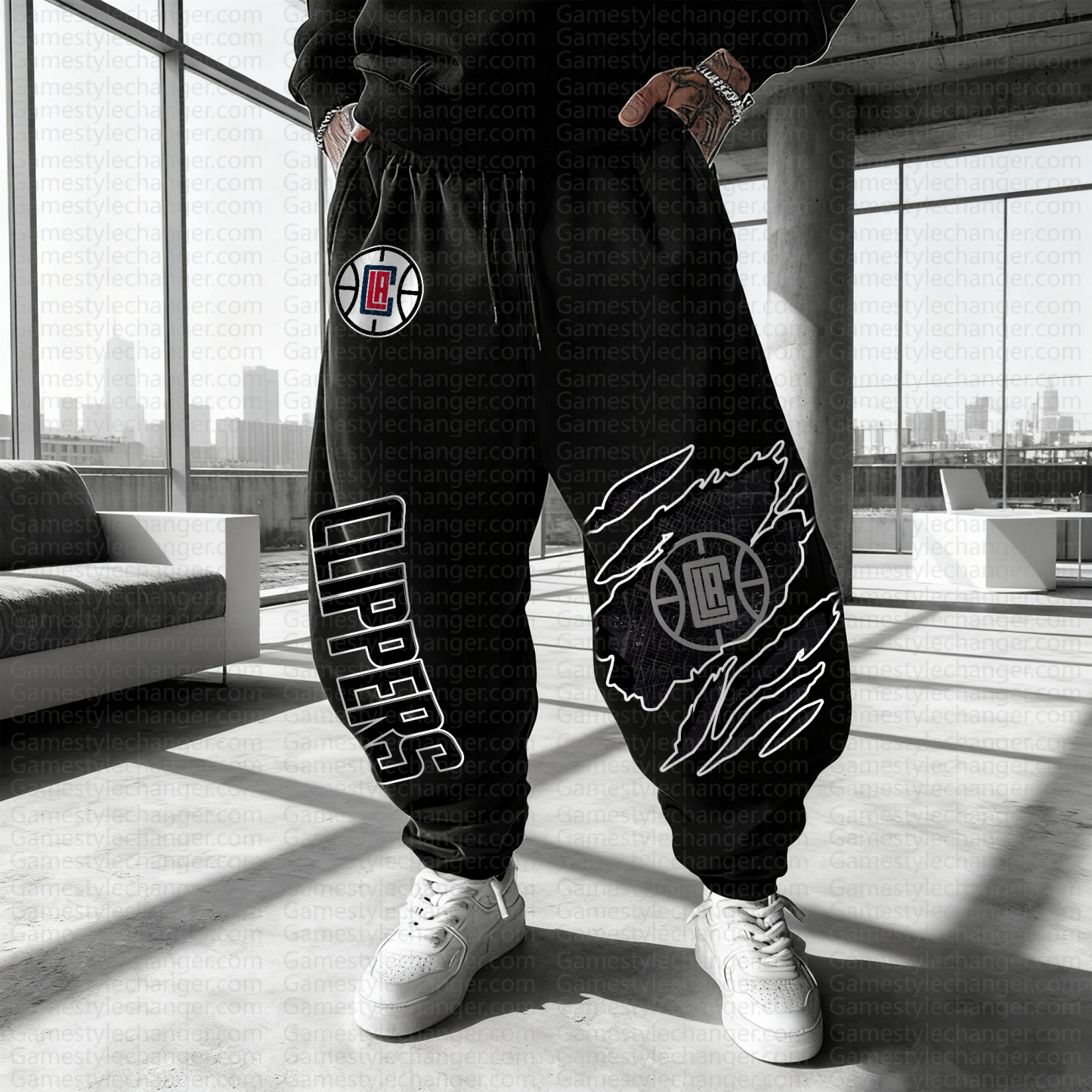 Unisex "NBA" Casual Anime Streetwear Pants