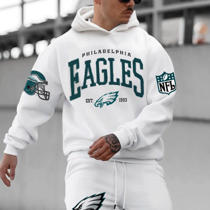 Unnisex American Football Casual Hoodie Suit