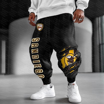 Unisex "San Diego Padres" Casual  Streetwear  Plush Pants
