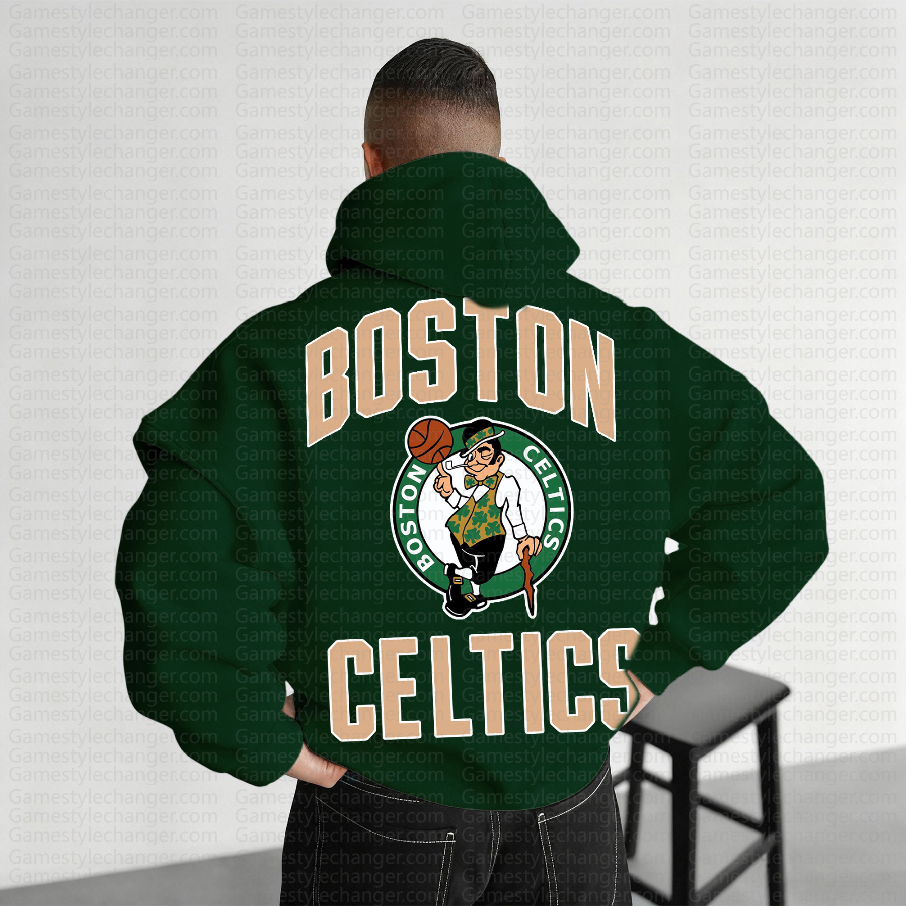 Unisex "NBA" Graphic Streetwear Vintage Plush Hoodie