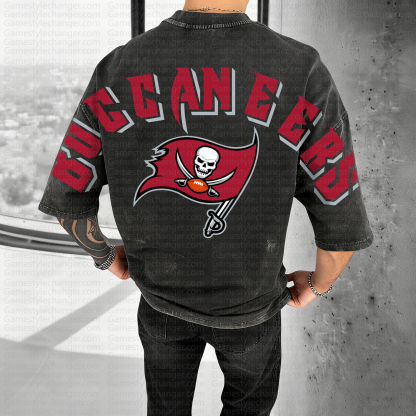 Unisex Anime Style Vintage Washed T-Shirt