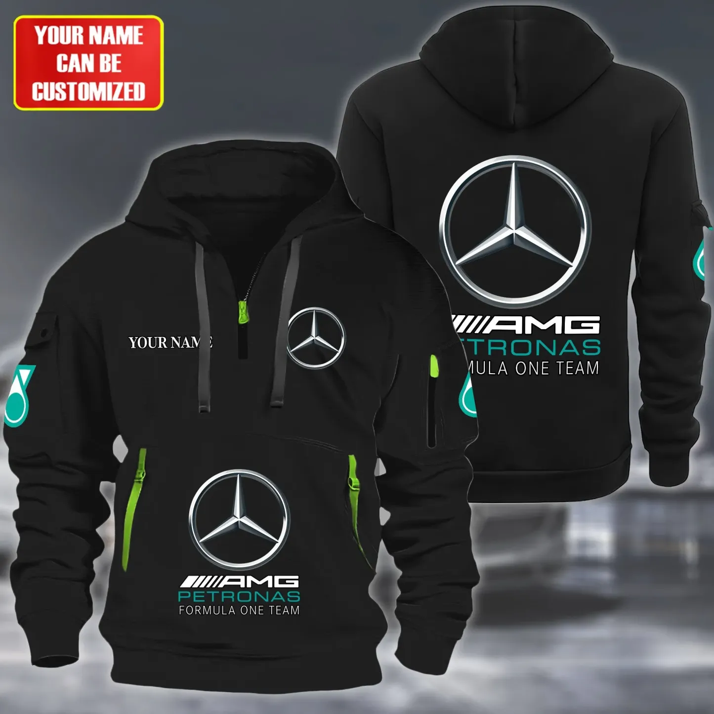 Premium Customized MERCEDES Zip Hoodie ETX-C1634-NEW178431