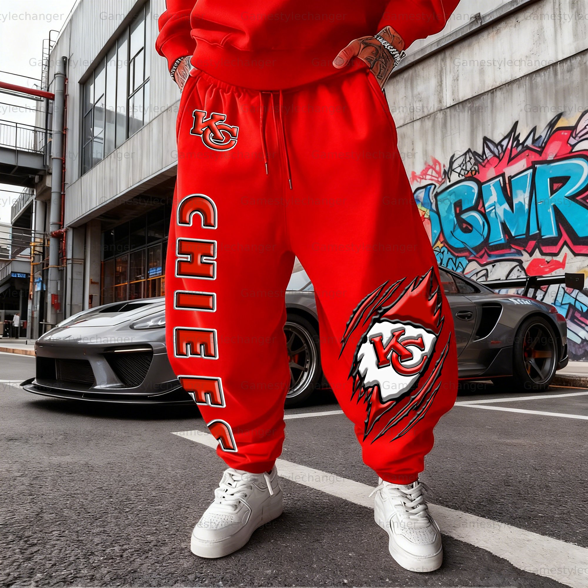 Unisex  “Kansas City Chiefs” Casual Anime Streetwear Pant