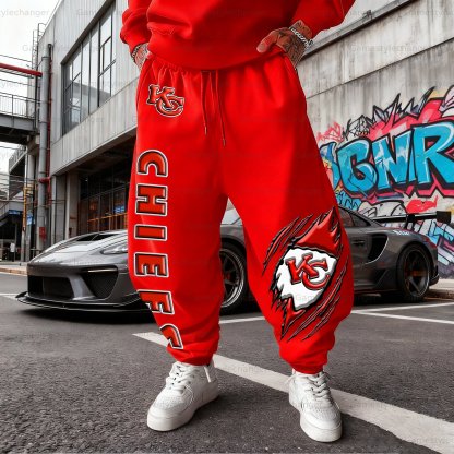 Unisex  “Kansas City Chiefs” Casual Anime Streetwear Pant