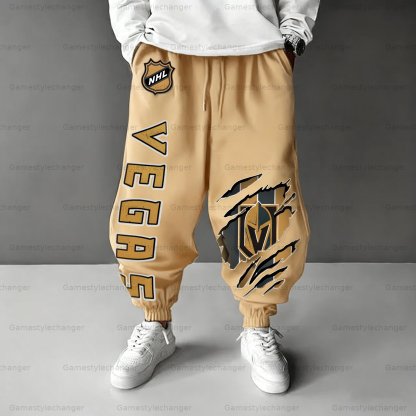 Unisex  “Vegas Golden Knights” Casual Anime Streetwear Pant