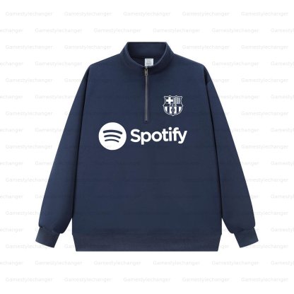 Unisex "UEFA " Graphic Streetwear Vintage  Zip-up Sweatshirt