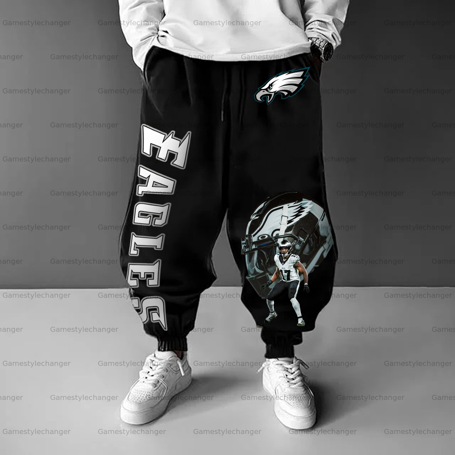Unisex  “Philadelphia Eagles” Casual Anime Streetwear Pant