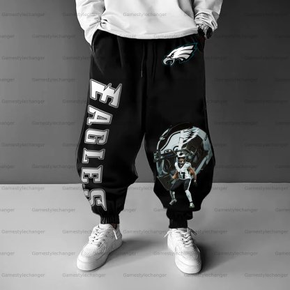 Unisex  “Philadelphia Eagles” Casual Anime Streetwear Pant