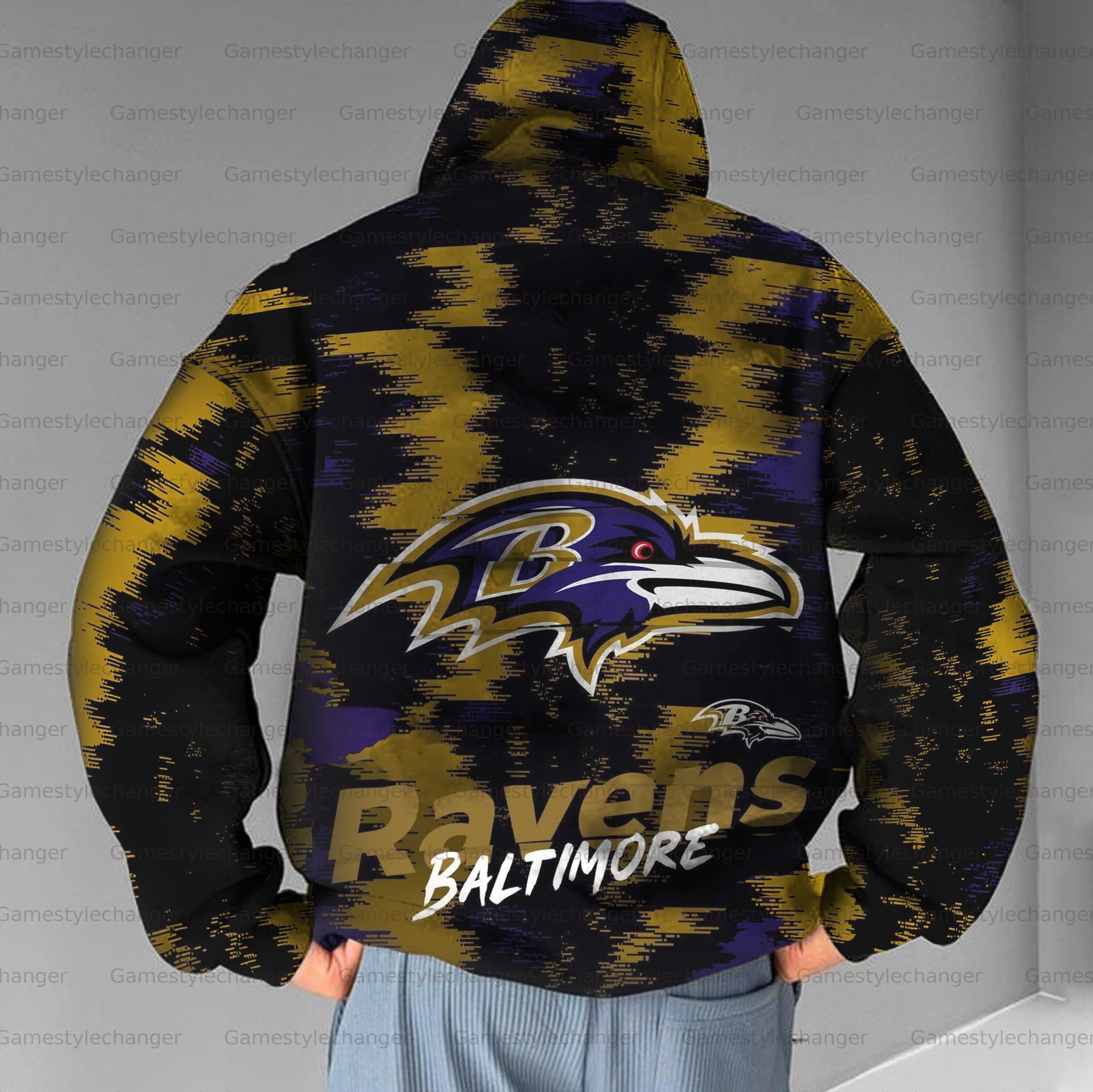 Unisex "New England Patriots" Graphic Streetwear Vintage Plush Hoodie