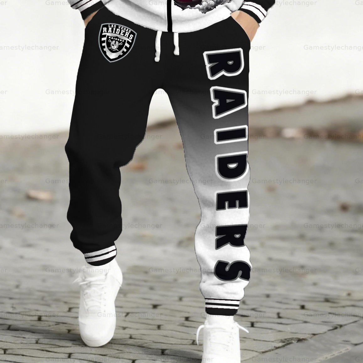 “Las Vegas Raiders” Zip-up Jacket, Pants and 2-Piece Set