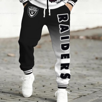 “Las Vegas Raiders” Zip-up Jacket, Pants and 2-Piece Set
