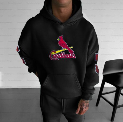 Unisex "Saint Louis Cardinals" Graphic Streetwear Vintage Plush Hoodie