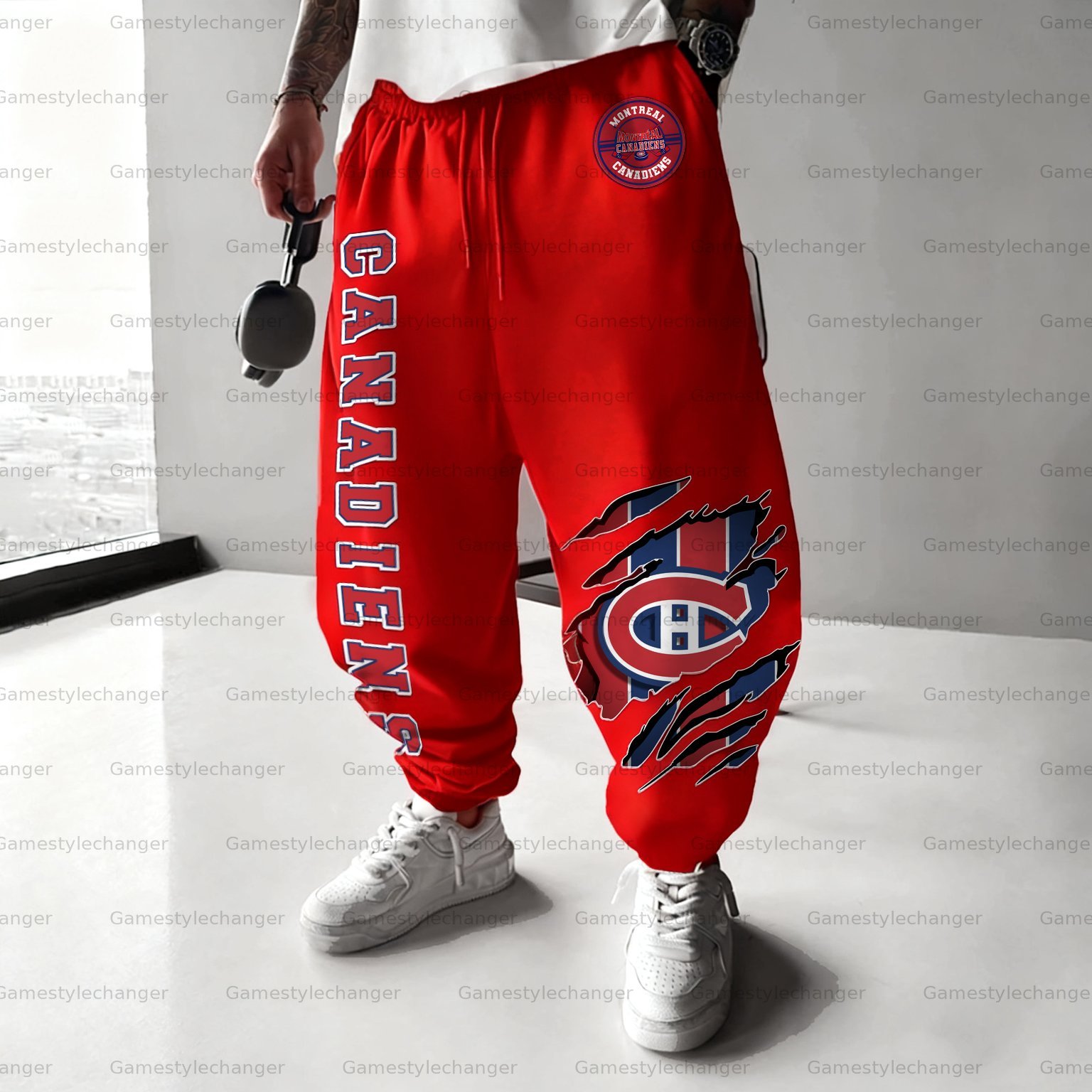 Unisex “Montreal Canadiens” Casual Anime Streetwear Pant