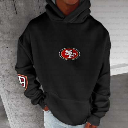 Unisex "San Francisco 49ers" Graphic Streetwear Vintage Plush Hoodie