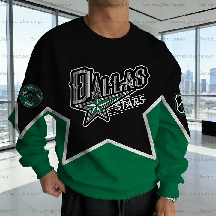 Unisex "Dallas Stars" Graphic Inspired Vintage Sweatshirt