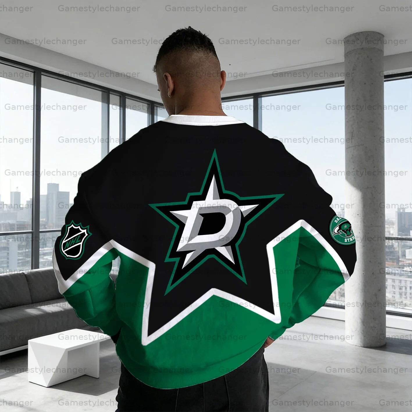 Unisex "Dallas Stars" Graphic Inspired Vintage Sweatshirt