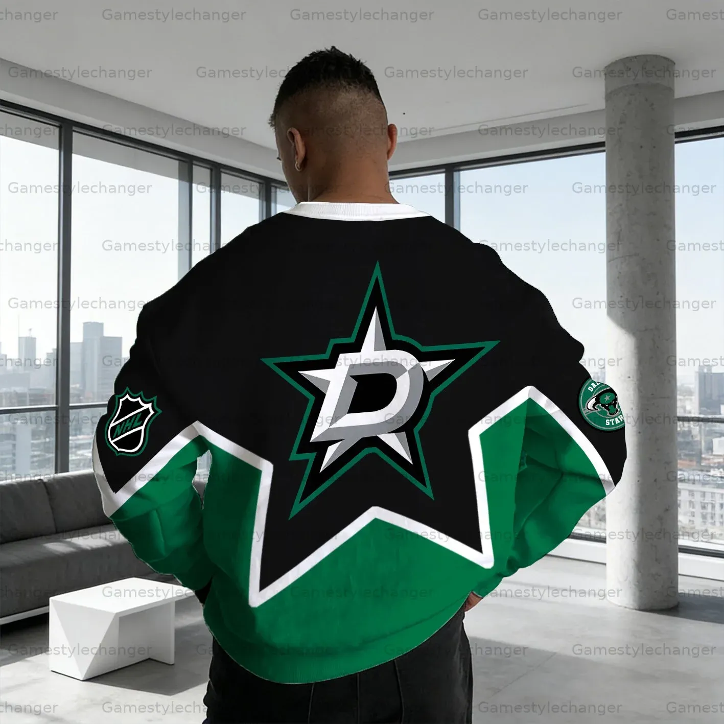 Unisex "Dallas Stars" Graphic Inspired Vintage Sweatshirt