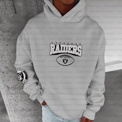 Unisex "Las Vegas Raiders" Graphic Streetwear Vintage Plush Hoodie