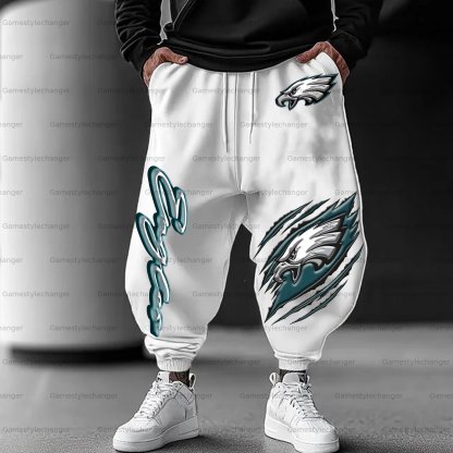 Unisex  “Philadelphia Eagles” Casual Anime Streetwear Pant