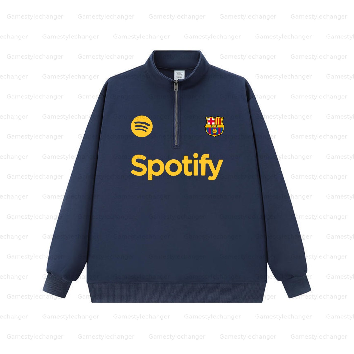 Unisex "UEFA " Graphic Streetwear Vintage  Zip-up Sweatshirt