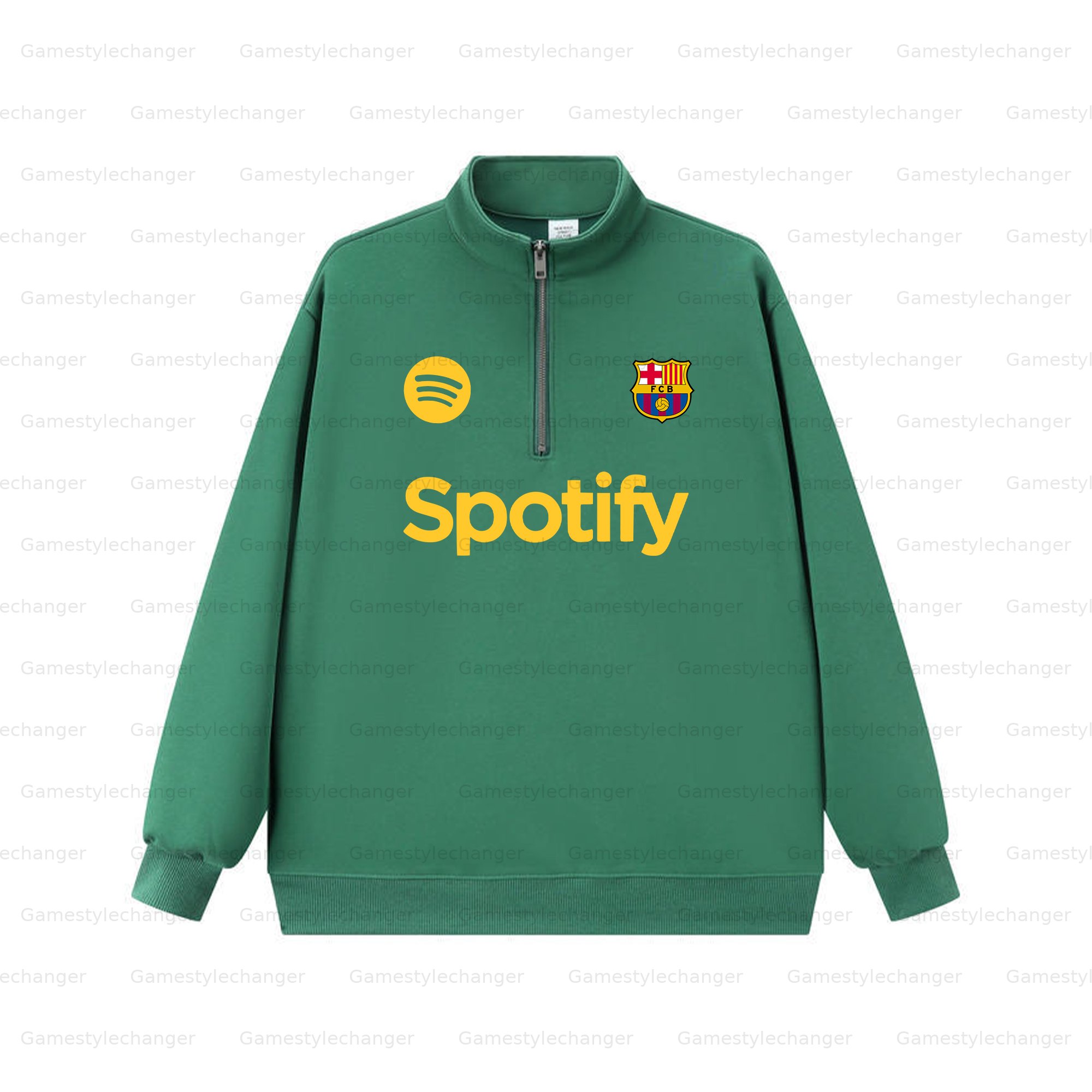 Unisex "UEFA " Graphic Streetwear Vintage  Zip-up Sweatshirt