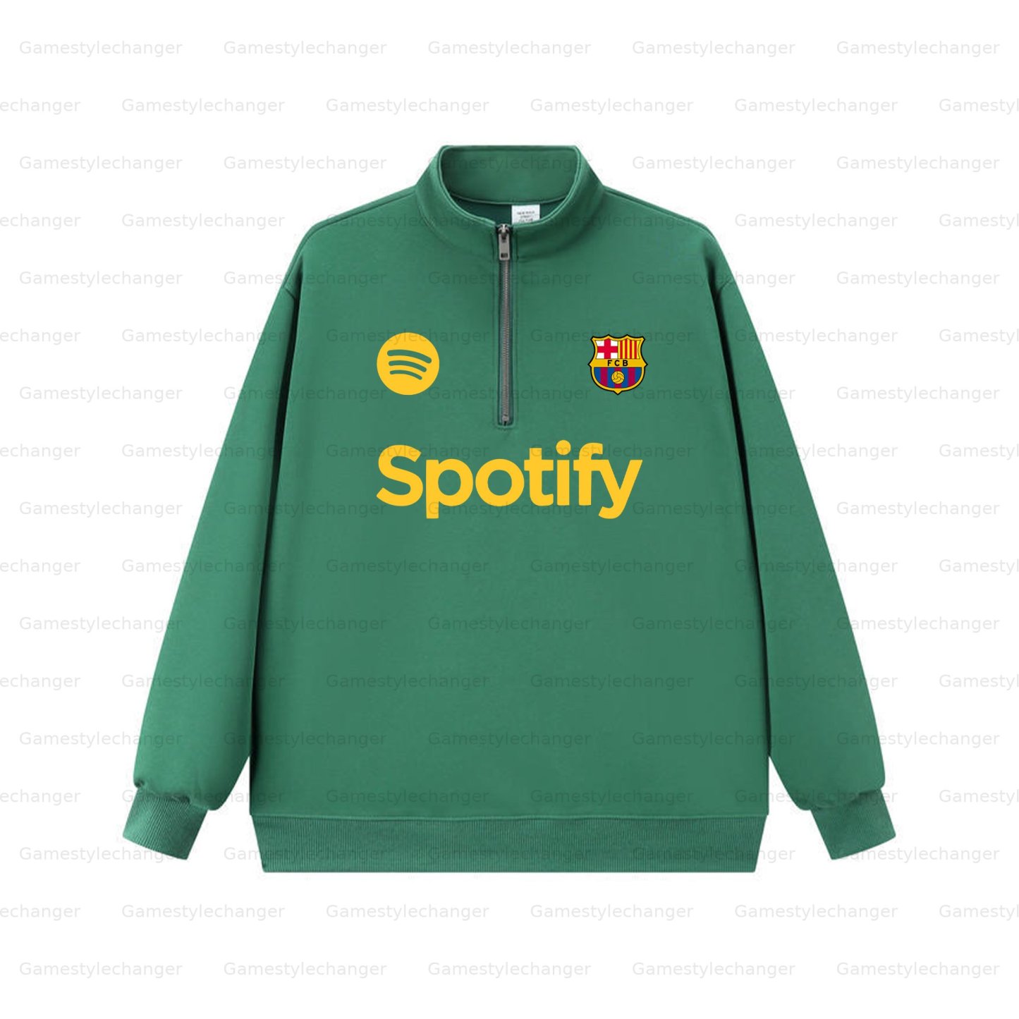 Unisex "UEFA " Graphic Streetwear Vintage  Zip-up Sweatshirt