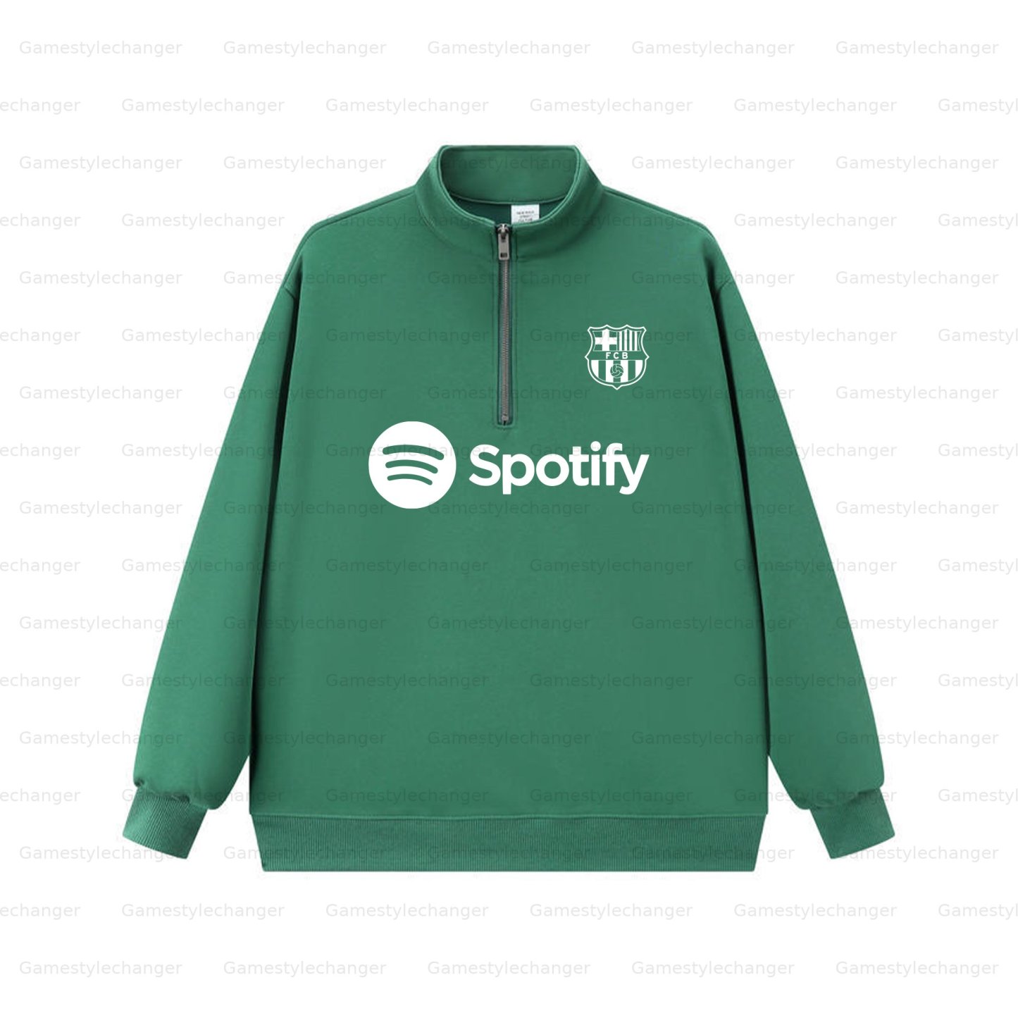 Unisex "UEFA " Graphic Streetwear Vintage  Zip-up Sweatshirt