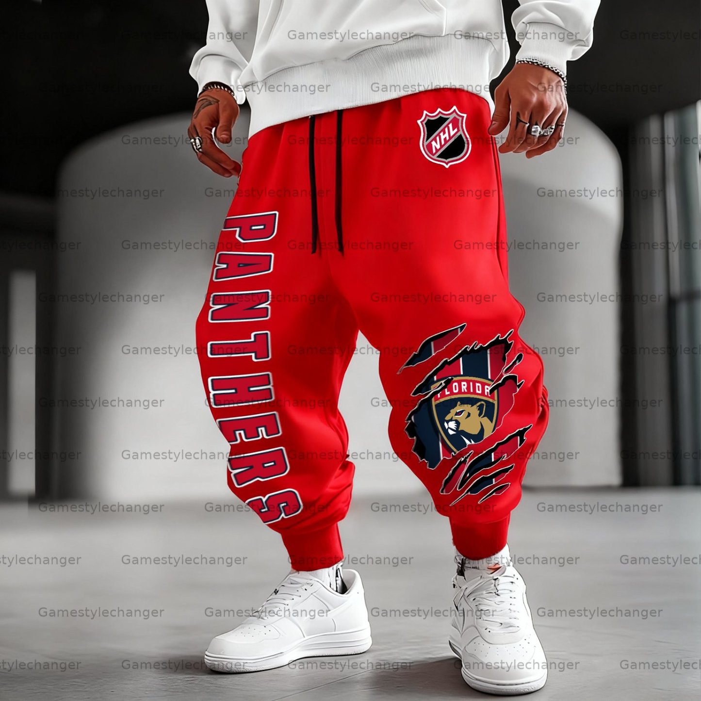 Unisex “Florida Panthers” Casual Anime Streetwear Pant