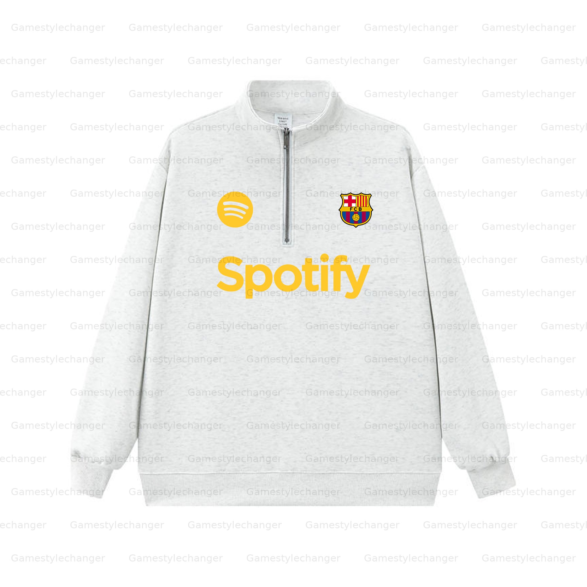 Unisex "UEFA " Graphic Streetwear Vintage  Zip-up Sweatshirt