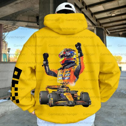 Unisex "F1" Graphic Streetwear Vintage Plush Hoodie