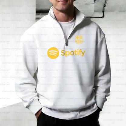 Unisex "UEFA " Graphic Streetwear Vintage  Zip-up Sweatshirt