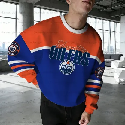 Unisex "Edmonton Oilers" Graphic Inspired Vintage Sweatshirt