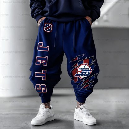 Unisex  “Winnipeg Jets” Casual Anime Streetwear Pant