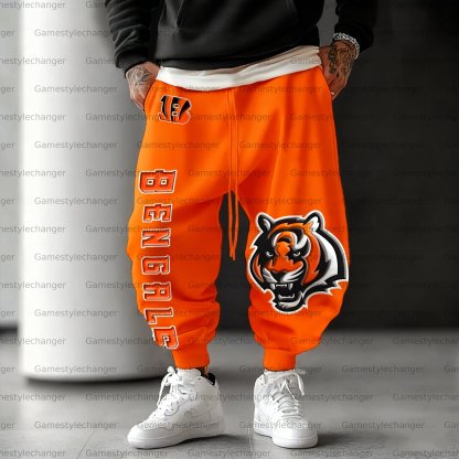 Unisex  “Cincinnati Bengals” Casual Anime Streetwear Pant