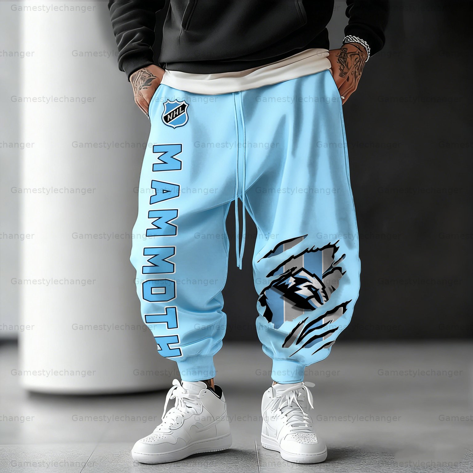 Unisex  “Utah Mammoth” Casual Anime Streetwear Pant