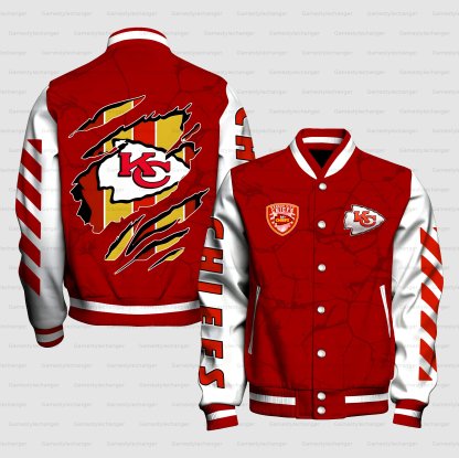 Unisex Vintage "Kansas City Chiefs" Graphic Jacket