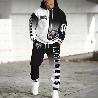 “Las Vegas Raiders” Zip-up Jacket, Pants and 2-Piece Set