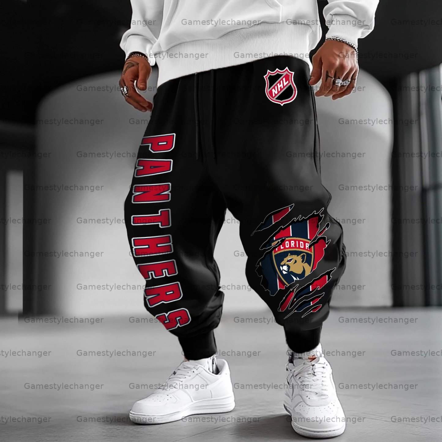 Unisex “Florida Panthers” Casual Anime Streetwear Pant
