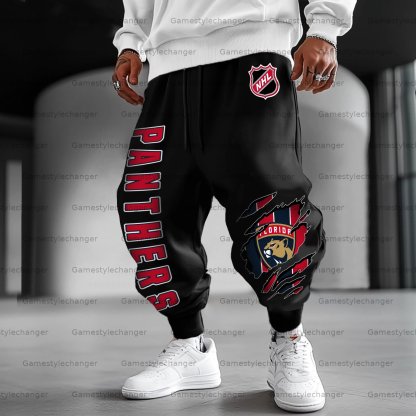 Unisex  “Florida Panthers” Casual Anime Streetwear Pant