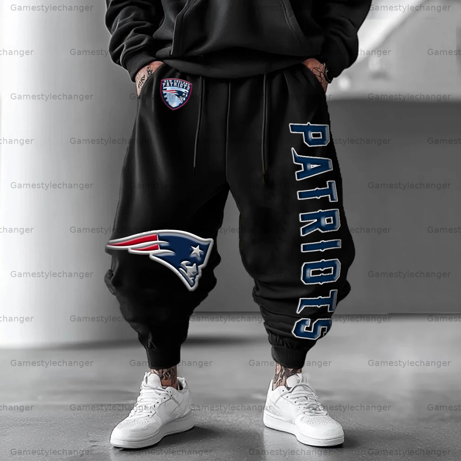 Unisex  “New England Patriots” Casual Anime Streetwear Pant