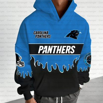 Unisex "Carolina Panthers" Graphic Streetwear Vintage Plush Hoodie