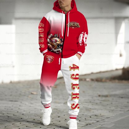 “San Francisco 49ers” Zip-up Jacket, Pants and 2-Piece Set